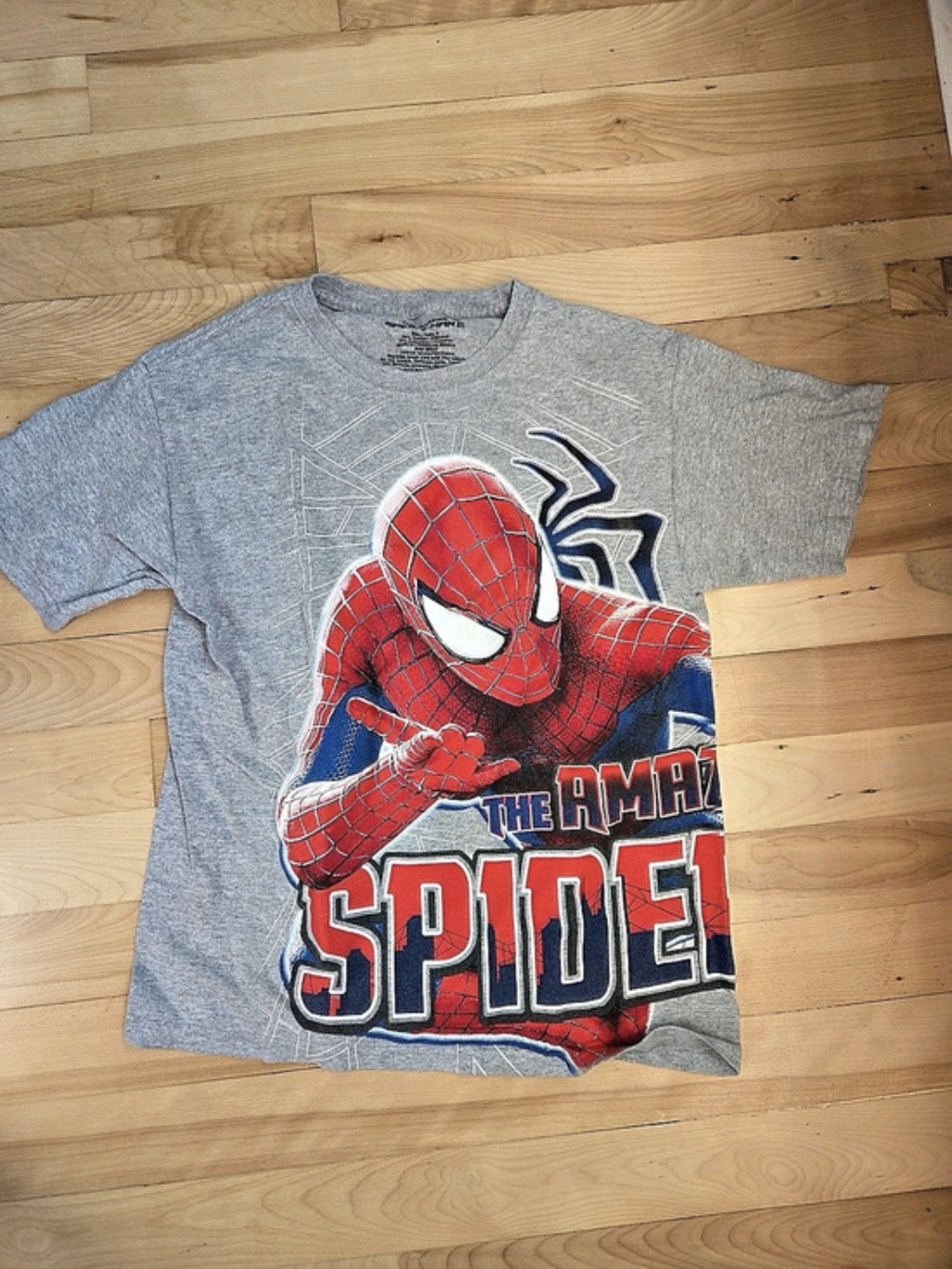Marvel The Amazing Spider-Man 2 Movie Promo Graphic Tee Graphic Tee Boys Size 8